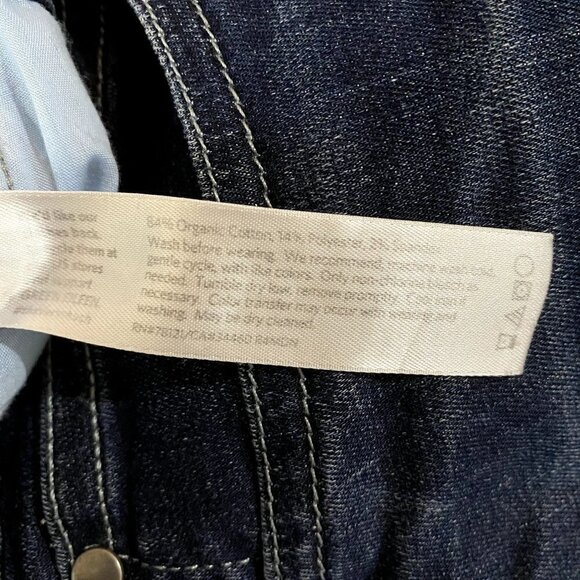 Eileen Fisher Skinny Jeans Dark Denim 12 - Picture 7 of 8